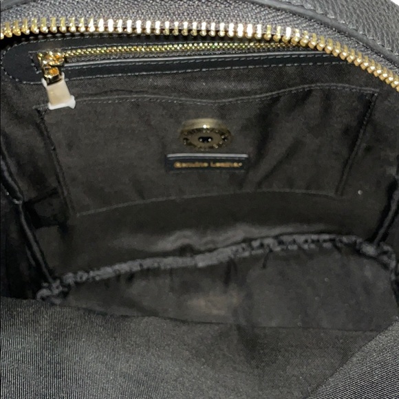LOVE MOSCHINO PEBBLE LEATHER LOGO BACKPACK BLACK main image 5